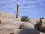 Minaret of Juma Mosque, Khiva, Uzbekistan