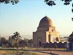 Ruhabad mausoleum in Samarkand, Uzbekistan