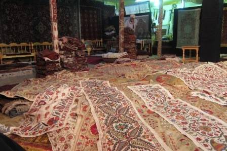 Bukhara silk carpets